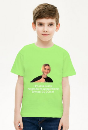 Chłopięcy T-shirt Poszukiwany Ahus | memeniwersum | memeniwershop