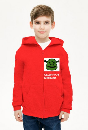 Chłopięca bluza - Odznaka Shreka
