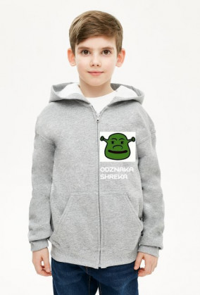 Chłopięca bluza - Odznaka Shreka
