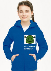 Dziewczęca bluza - Odznaka Shreka