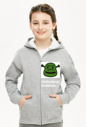 Dziewczęca bluza - Odznaka Shreka
