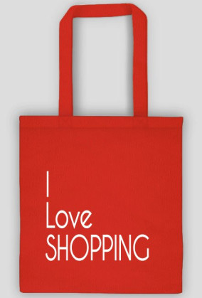 Torba I love shopping