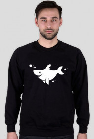 Bluza męska ciemna - Rekin