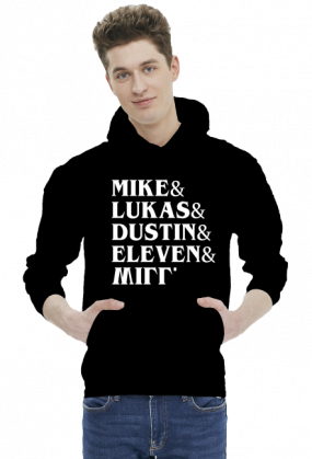 Stranger Things bluza z kapturem męska