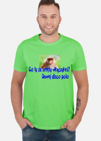 Zielona koszulka z nosaczem polskości