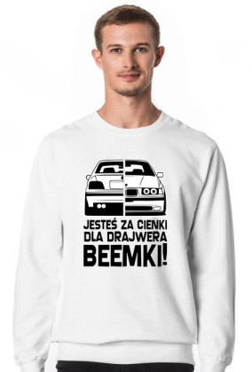 Front N Back E36 - Dla beemki za cienki (bluza męska klasyczna) cg