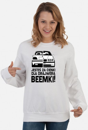 Front N Back E36 - Dla beemki za cienki (bluza damska klasyczna) cg