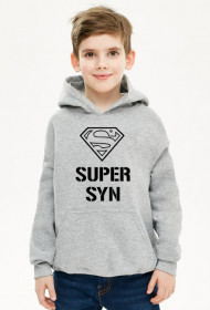bluza chłopięca z kapturem - super syn