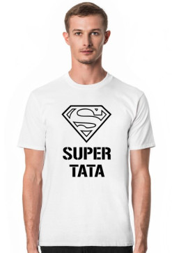 t-shirt męski - super tata
