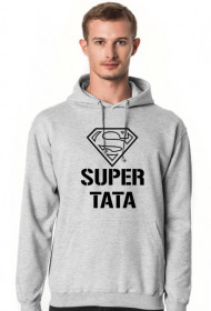 bluza męska z kapturem - super tata