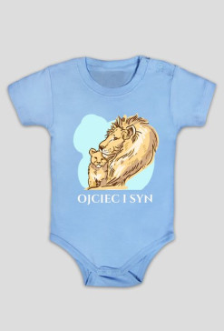body niemowlęce - ojciec i syn