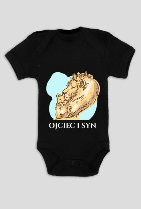 body niemowlęce - ojciec i syn