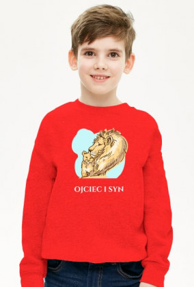 bluza chłopięca - ojciec i syn