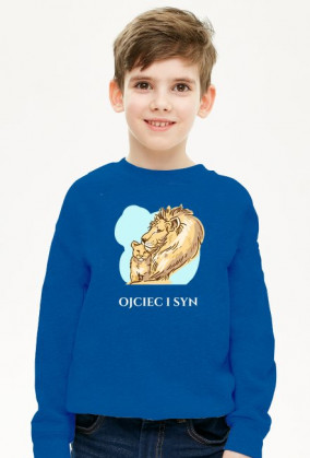 bluza chłopięca - ojciec i syn