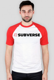 Dwukolorowa jasna koszulka męska subverse