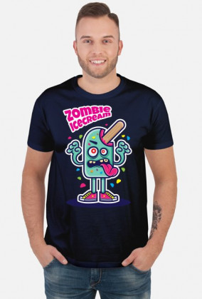 Zombie Ice Cream - lód potwór koszulka wakacyjna, lato