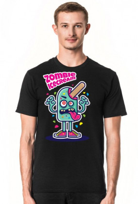 Zombie Ice Cream - lód potwór koszulka wakacyjna, lato