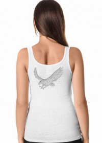 Jasna koszulka damska na ramiączkach Subverse - druk z obu stron - Digital Eagle