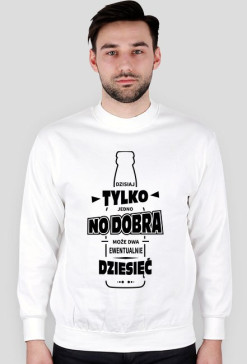 Bluza męska jasna - Dzisiaj tylko jedno piwo