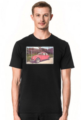 VW Garbus V4 - cartoon (koszulka męska)