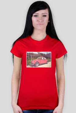 VW Garbus V4 - cartoon (bluzka damska)