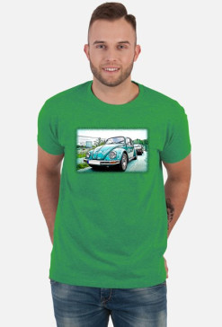 VW Garbus V5 - cartoon (koszulka męska)
