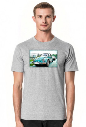 VW Garbus V5 - cartoon (koszulka męska)