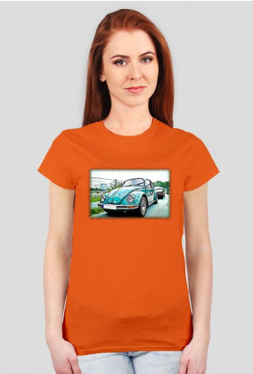 VW Garbus V5 - cartoon (bluzka damska)