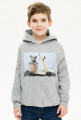 Bluza dla chłopca kot w skuterku