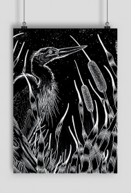 Heron Poster