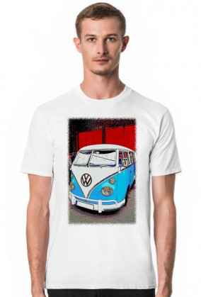 VW Bulli Ogórek - cartoon (koszulka męska) dg