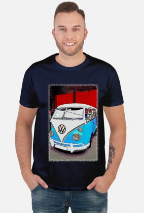 VW Bulli Ogórek - cartoon (koszulka męska) dg