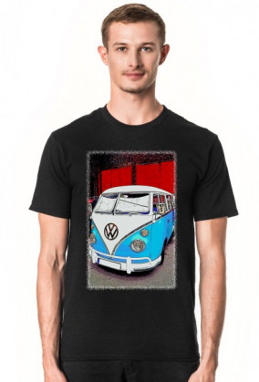 VW Bulli Ogórek - cartoon (koszulka męska) dg