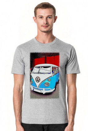 VW Bulli Ogórek - cartoon (koszulka męska) dg
