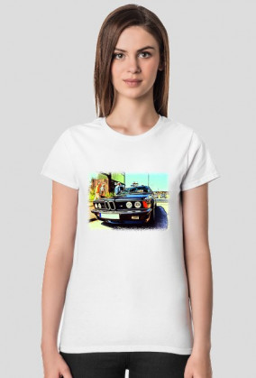 BMW E24 M635i - cartoon (bluzka damska)