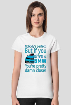 Nobody is perfect - M4 widebody blue (bluzka damska)