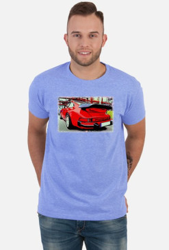 Porsche Carrera - cartoon (koszulka męska)