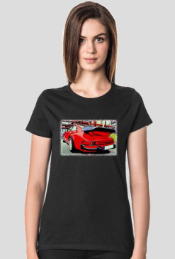 Porsche Carrera - cartoon (bluzka damska)