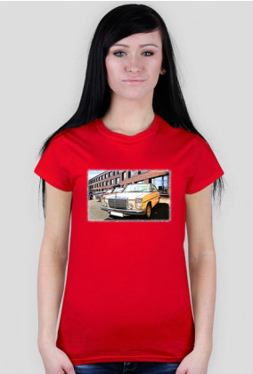 Mercedes-Benz - cartoon (woman t-shirt)