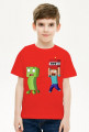 Minecraft Creeper i Steve