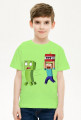 Minecraft Creeper i Steve