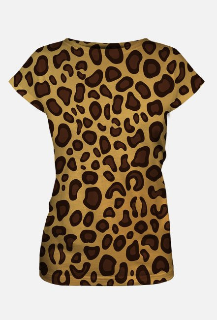T-Shirt Damski - Leopard