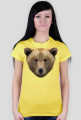 HRYBA -LOW POLY BEAR - KOSZULKA DAMSKA