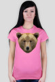 HRYBA -LOW POLY BEAR - KOSZULKA DAMSKA