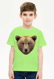 HRYBA -LOW POLY BEAR - KOSZULKA DZIECIĘCA