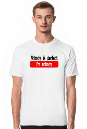 i'm nobody (koszulka męska) cg