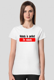 i'm nobody (bluzka damska) cg