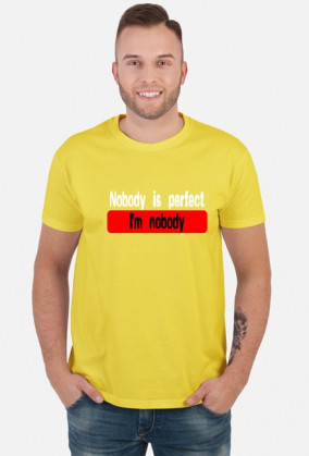 i'm nobody (koszulka męska) jg