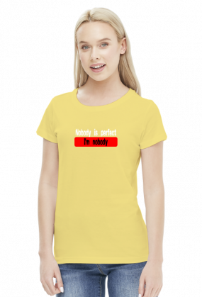 i'm nobody (bluzka damska) jg