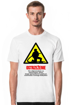 OSTRZEŻENIE (kolor biały) | Fire-Shop